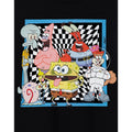 Black - Side - SpongeBob SquarePants Mens Group Shot Short-Sleeved T-Shirt