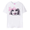 White - Front - Barbie Womens-Ladies Be Your Own Reason To Smile Short-Sleeved T-Shirt