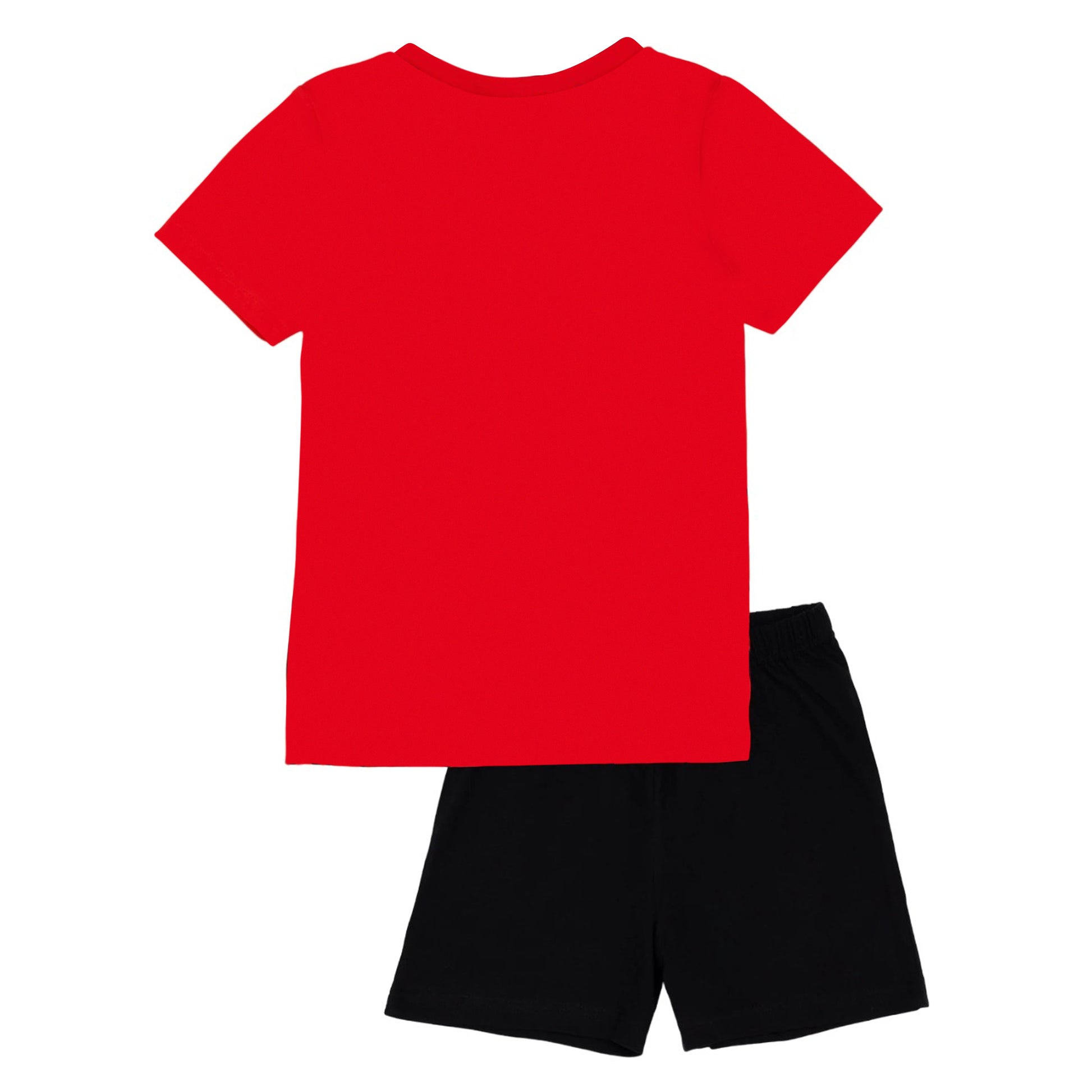 Black-Red - Back - Spider-Man Boys Close Up Pyjama Set