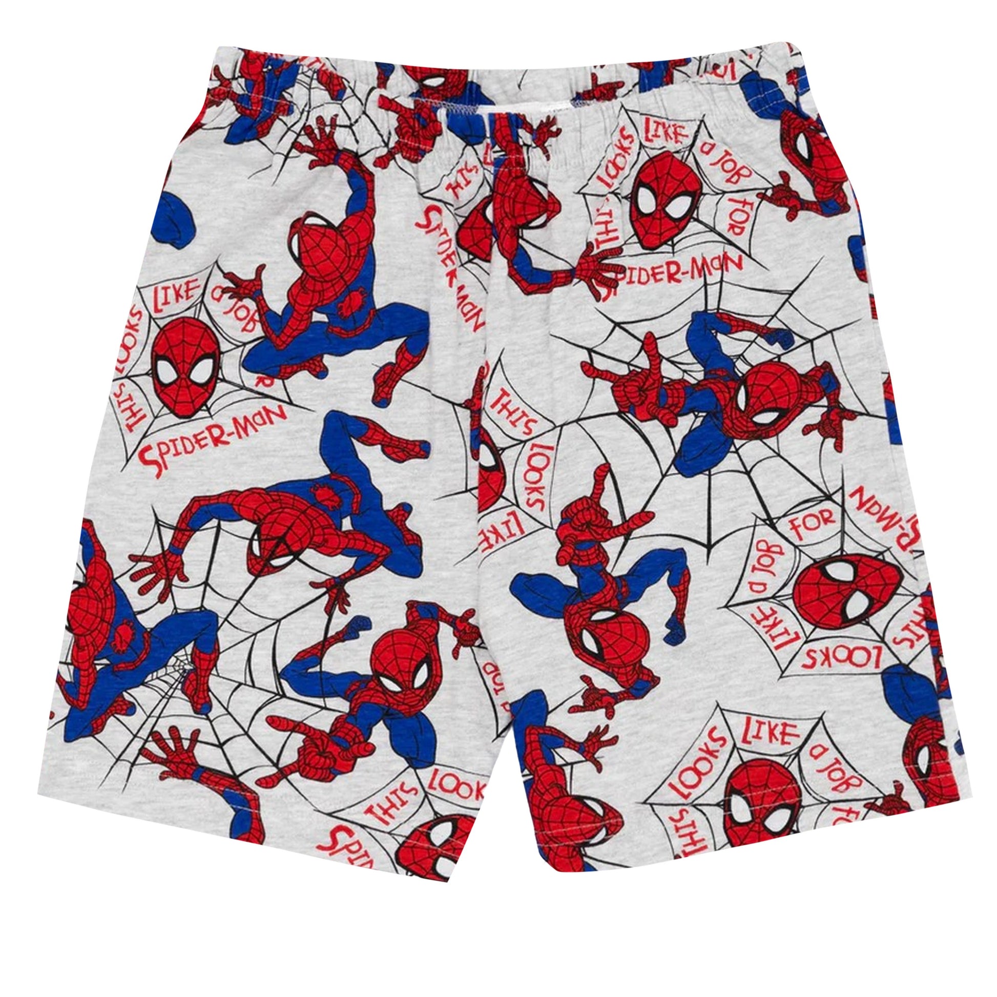 Grey - Lifestyle - Spider-Man Boys Short-Sleeved Pyjama Set