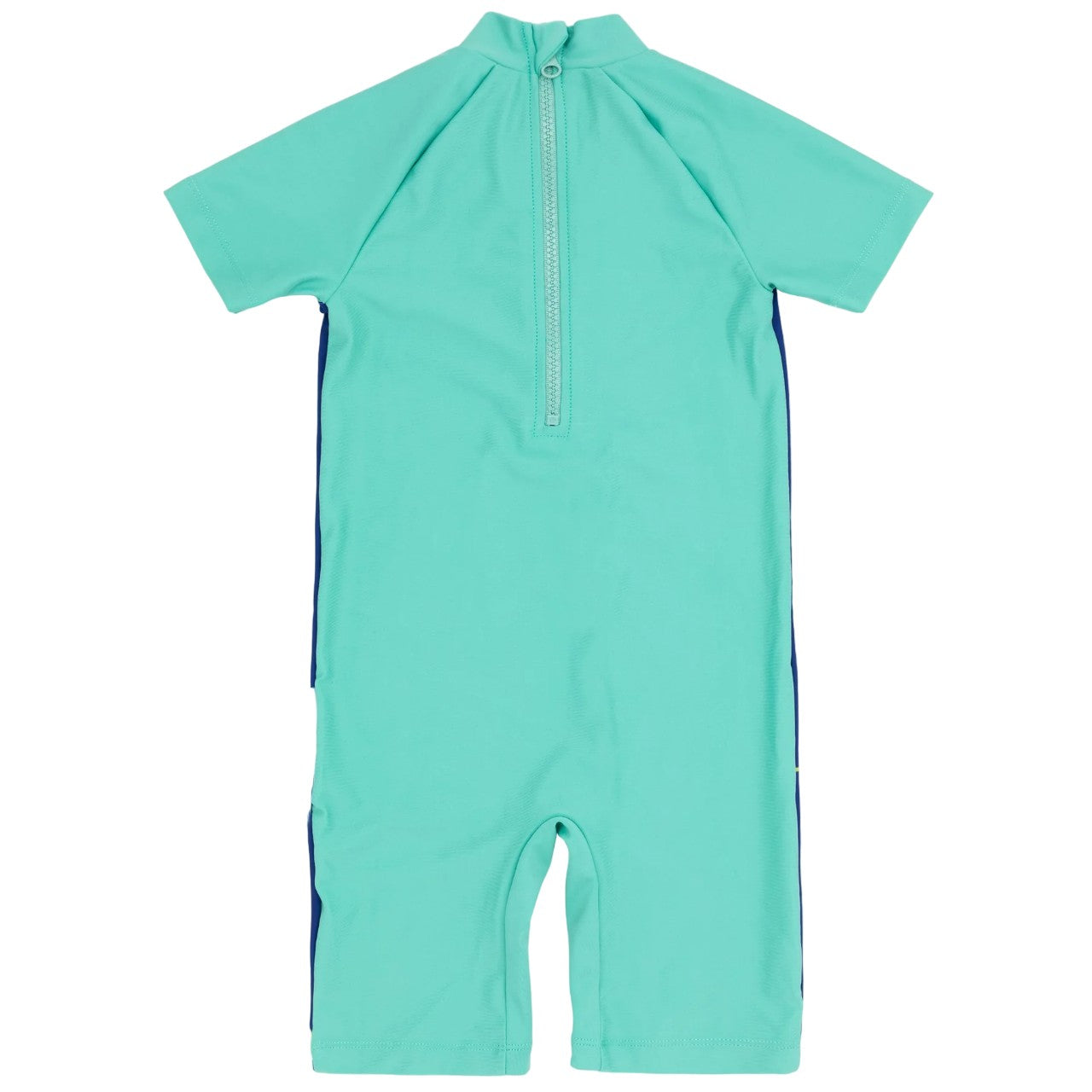 Green-Navy Blue - Back - Bluey Boys One Piece Swimsuit