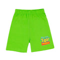 Green - Side - Toy Story Boys Buzz Lightyear Costume Short Pyjama Set