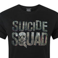 Black - Side - Suicide Squad Mens Logo T-Shirt