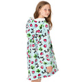 Pastel Blue - Back - Minecraft Girls Panda Hoodie Blanket