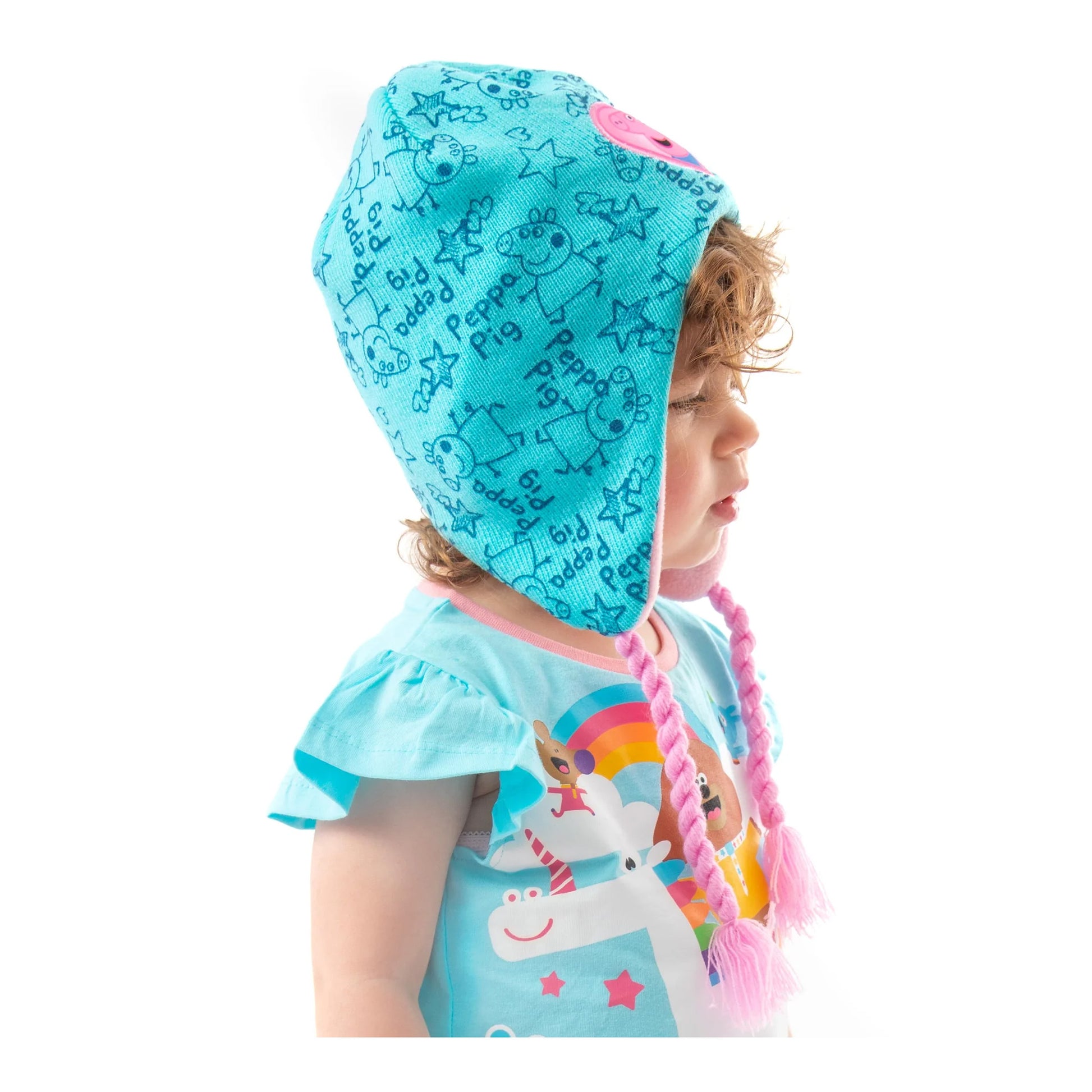 Blue-Pink - Lifestyle - Peppa Pig Girls Beanie