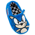 Blue - Front - Sonic The Hedgehog Childrens-Kids Face Slippers