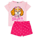 Pink - Front - Paw Patrol Girls Skye´s The Limit Short Pyjama Set