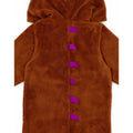 Brown - Back - The Gruffalo Childrens-Kids 3D All-In-One Nightwear