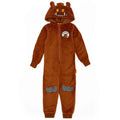 Brown - Front - The Gruffalo Childrens-Kids 3D All-In-One Nightwear