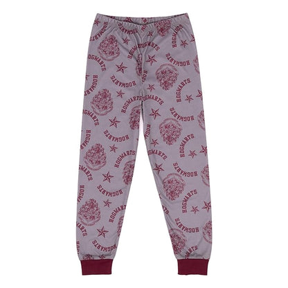 Red-Grey - Lifestyle - Harry Potter Girls Crest Glitter Pyjama Set