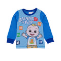 Blue - Side - Cocomelon Boys Learning Is Fun Pyjama Set