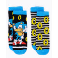 Blue-Red-Grey - Side - Sonic The Hedgehog Boys Socks Set (Pack of 5)