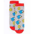 Blue-Red-Grey - Lifestyle - Sonic The Hedgehog Boys Socks Set (Pack of 5)