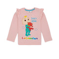 Pink-Blue - Back - Cocomelon Girls Long-Sleeved Pyjama Set