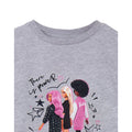Grey - Pack Shot - Barbie Girls There Is Power In Kindness Pose Marl Short-Sleeved T-Shirt