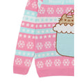 Pink-Blue - Lifestyle - Pusheen Girls Knitted Christmas Sweatshirt