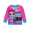 Pink-Blue - Side - LOL Surprise Girls Long-Sleeved Pyjama Set