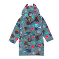 Blue - Front - Paw Patrol Childrens-Kids Fleece Hooded Robe