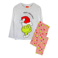 Grey-Red - Back - The Grinch Boys Merry Grinchmas Long Pyjama Set
