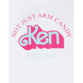 White - Lifestyle - Barbie Mens Not Just Arm Candy Ken Retro Short-Sleeved T-Shirt
