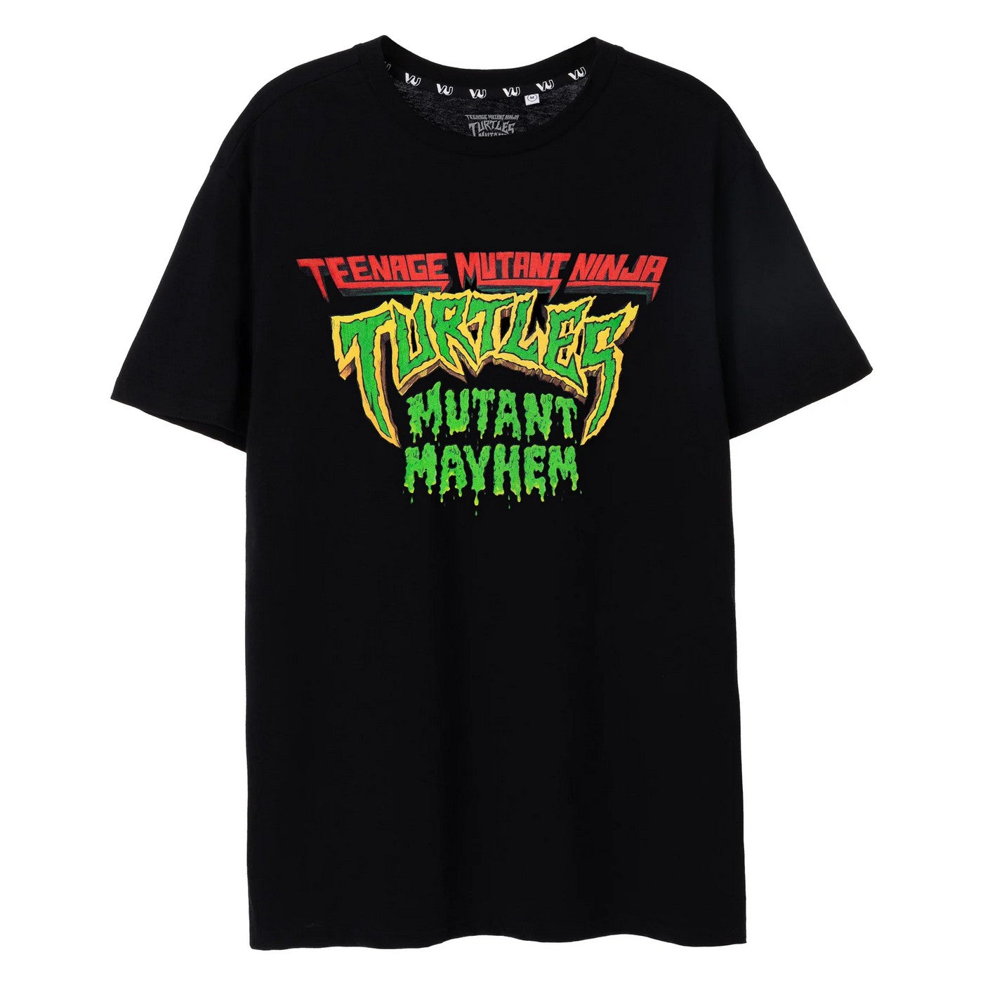 Black - Front - Teenage Mutant Ninja Turtles: Mutant Mayhem Mens Logo T-Shirt