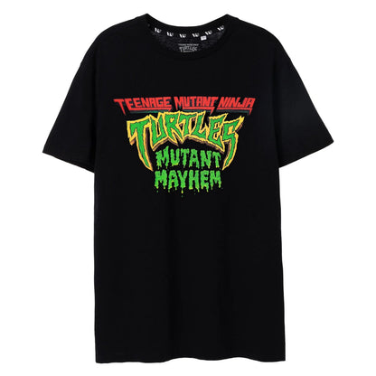 Black - Front - Teenage Mutant Ninja Turtles: Mutant Mayhem Mens Logo T-Shirt