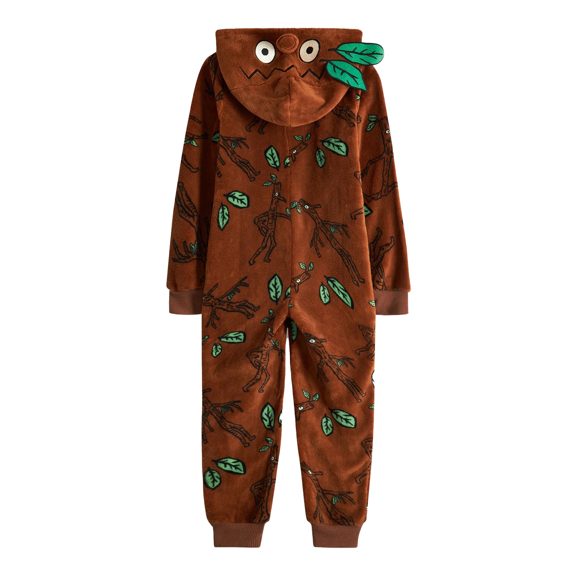 Brown - Back - The Gruffalo Childrens-Kids Stickman Onesie
