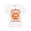 White-Grey - Back - SpongeBob SquarePants Mens Short Pyjama Set