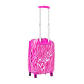 Pink - Back - Barbie Hardshell 4 Wheeled Suitcase