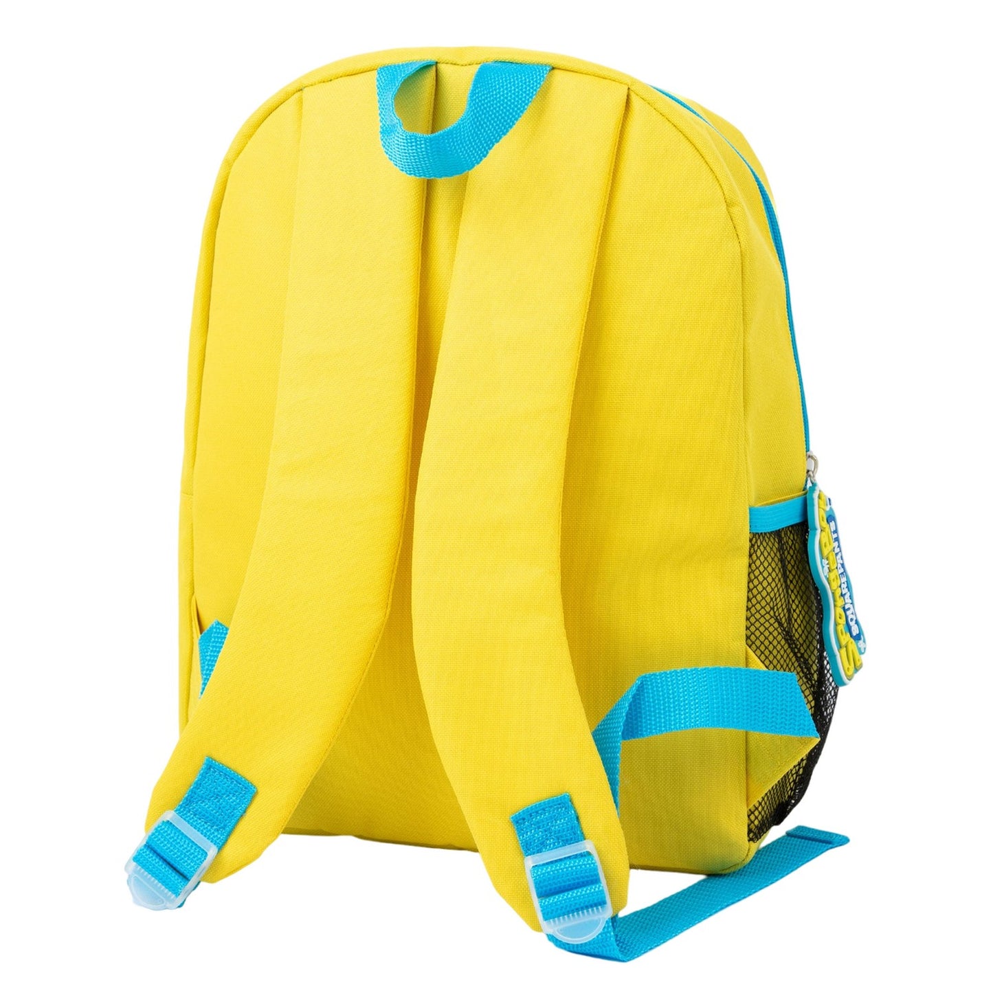 Yellow-Blue - Back - SpongeBob SquarePants Logo Backpack Set