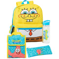 Yellow-Blue - Front - SpongeBob SquarePants Logo Backpack Set