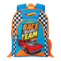 Blue-Orange - Front - Hot Wheels Childrens-Kids Race Team Backpack