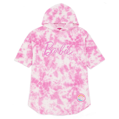 Pink - Front - Barbie Girls Tie Dye Poncho