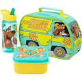 Blue-Yellow - Front - Scooby Doo The Mystery Machine Lunch Bag Set