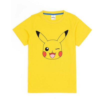 Multicoloured - Close up - Pokemon Childrens-Kids Face Short Pyjama Set (Pack of 2)
