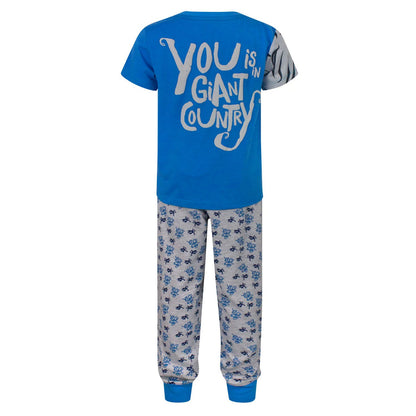 Blue - Back - The BFG Boys Giant Country Pyjama Set