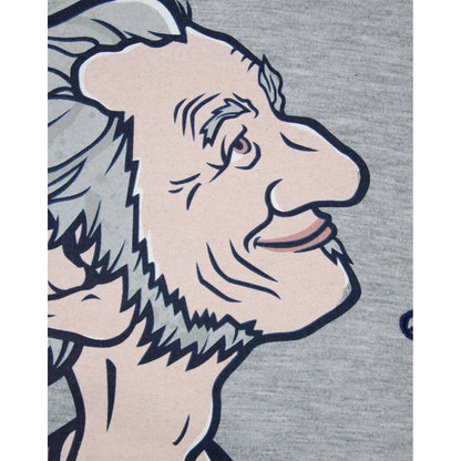 Grey - Back - The BFG Boys I Believe Marl Chest Pocket Pyjama Set
