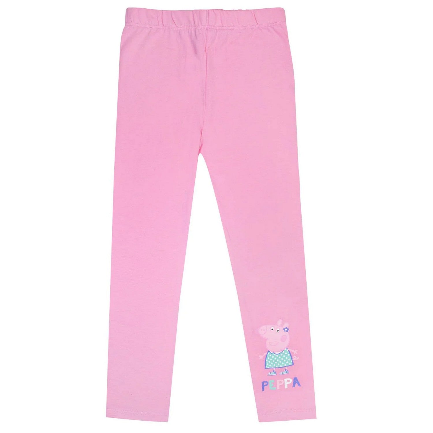 Pink-Navy Blue - Lifestyle - Peppa Pig Girls Leggings (Pack of 2)