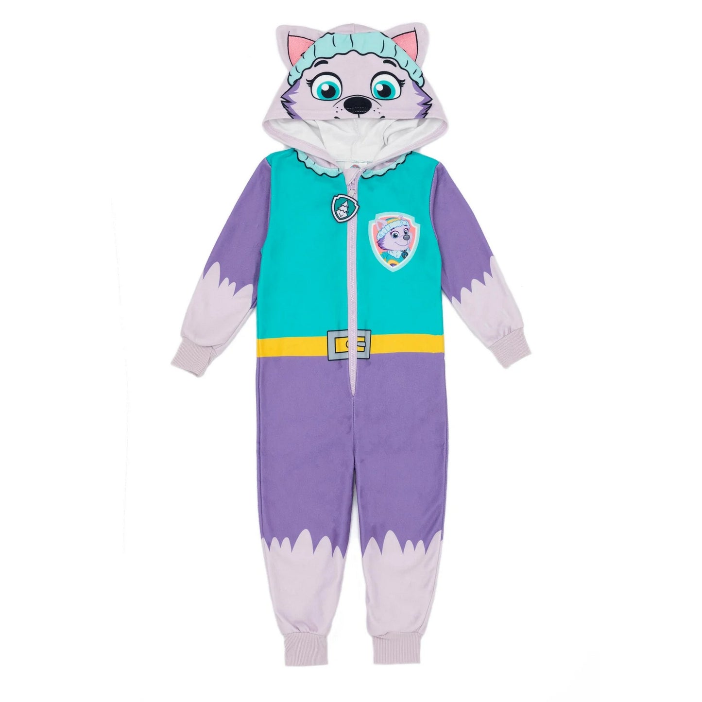 Multicoloured - Front - Paw Patrol Childrens-Kids Everest Sleepsuit