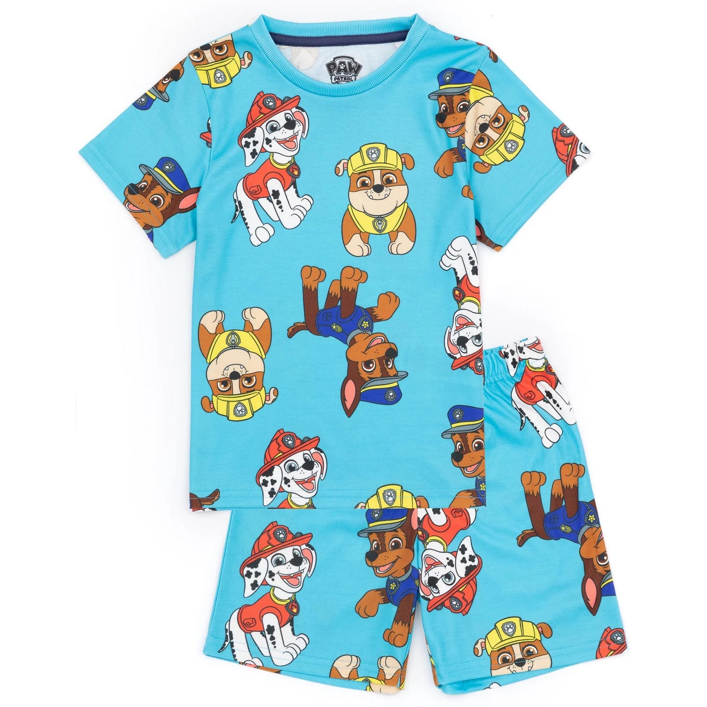 Multicoloured - Back - Paw Patrol Boys Short Pyjama Set (Pack Of 2)