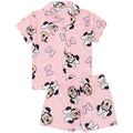 Pink - Front - Disney Girls Minnie Mouse Pyjama Set