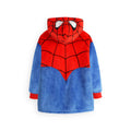 Blue-Red - Back - Spider-Man Boys Hoodie Blanket