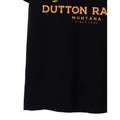 Black - Side - Yellowstone Mens Dutton Ranch Short-Sleeved T-Shirt