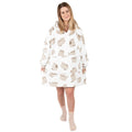 White - Lifestyle - Pusheen Womens-Ladies Oversized Hoodie Blanket