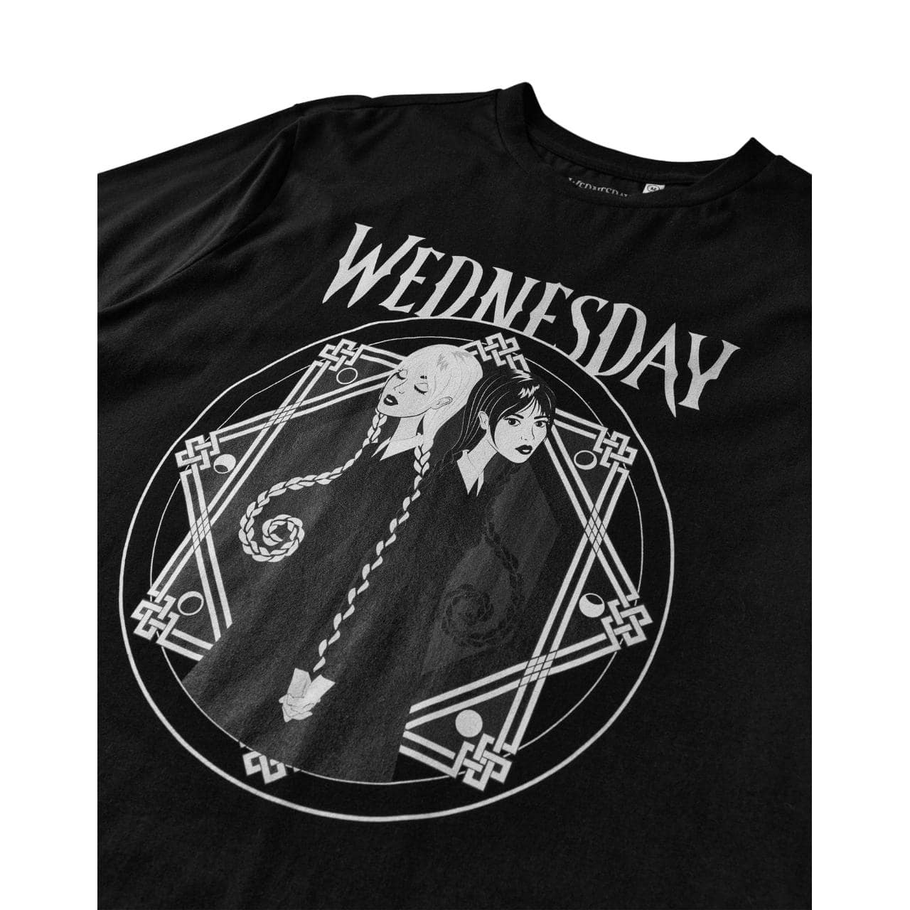 Black - Back - Wednesday Womens-Ladies Back To Back T-Shirt