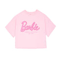 Pink - Back - Barbie Womens-Ladies Logo Pyjama Set