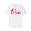 White - Front - Barbie Womens-Ladies Dolls Logo T-Shirt