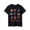 Black - Front - Sonic The Hedgehog Boys Game Over T-Shirt