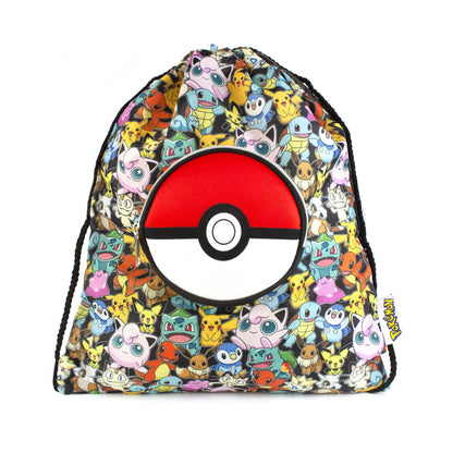 Multicoloured - Front - Pokemon Gotta Catch Em All Drawstring Bag