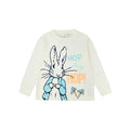Blue - Back - Peter Rabbit Boys Hop Printed Long Pyjama Set